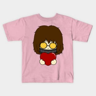 ticci toby valentine chibi Kids T-Shirt